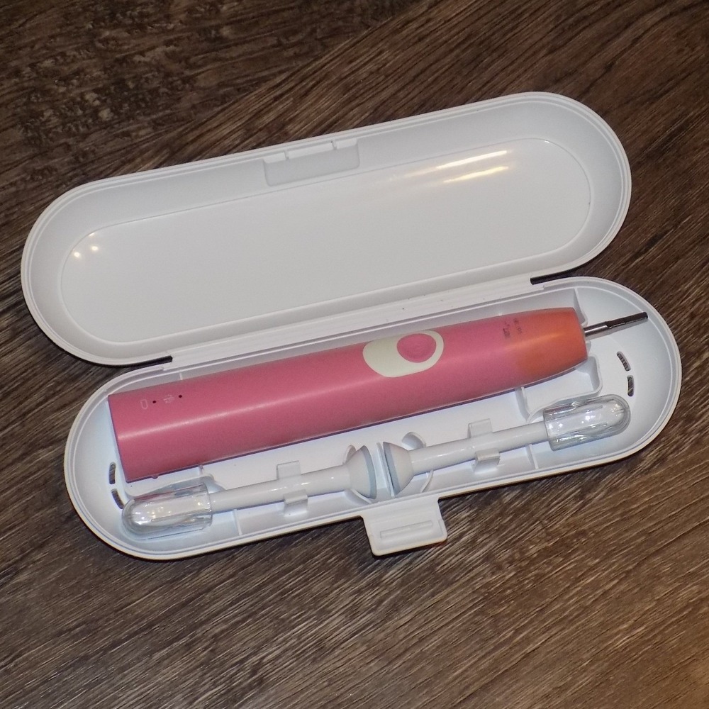 Philips Sonicare Rechargeable Electric‎ Toothbrush Pink Travel Case Charger - Picture 3 of 6